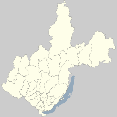 Location map Russia Irkutsk Oblast