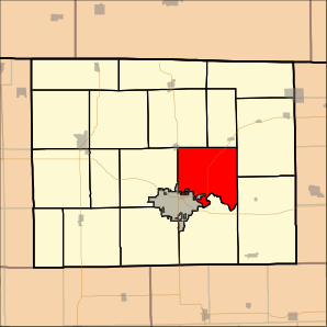Map highlighting Lancaster Township, Stephenson County, Illinois.svg