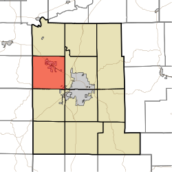 Location in Monroe County