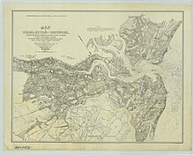 Map of Charleston and its defenses, 1863 Map of Charleston and its Defences - NARA - 131043685.jpg