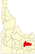 Map of Idaho highlighting Bingham County.svg