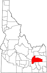 Contea di Bingham – Mappa