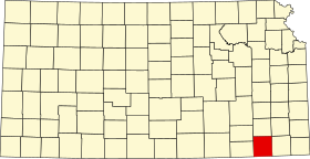 Lage von Montgomery County (Montgomery County)