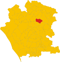 Locatie van Baia e Latina in Caserta (CE)