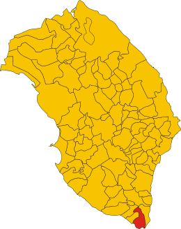 Castrignano del Capo - Localizazion
