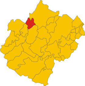 Localização de Castrocaro Terme e Terra del Sole