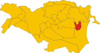 Locatie van Lagosanto in Ferrara (FE)