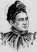 Drawing of inventor Maria Beasley