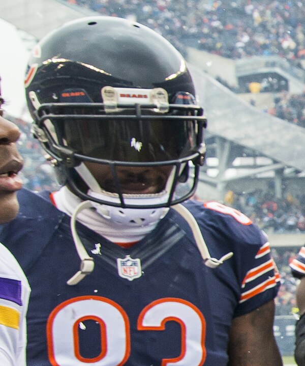 Bennett playing for the Chicago Bears in 2014