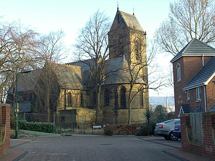 Middlewood church, closed and unused, stands within the new Wadsley Park estate.