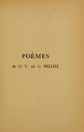 POÈMES de O. V. de L. MILOSZ