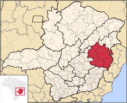 Vale do Rio Doce – Mappa
