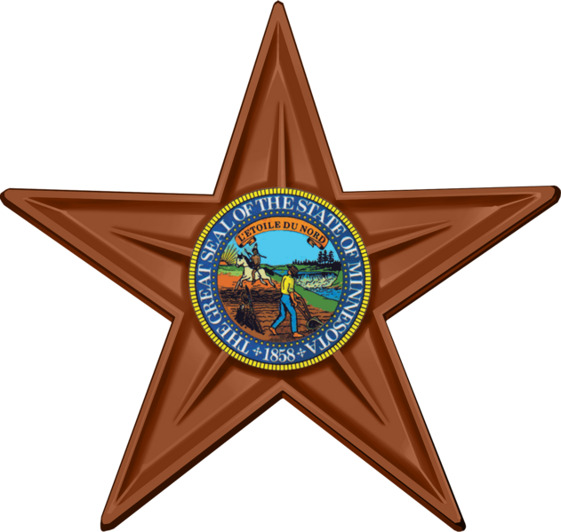 File:Minnesota barnstar with State Seal.png