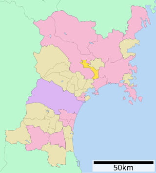 美里町 (宮城県)位置図