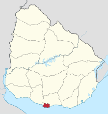 Localização de Montevidéu