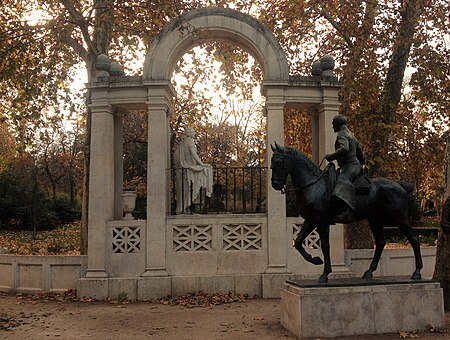 Monumento de jinete andaluz