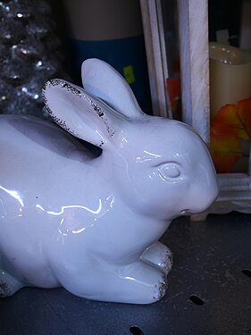 White Bunny pottery in store