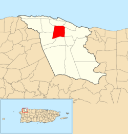 Mora, Isabela, Puerto Rico locator map.png