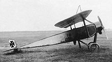 Captured Morane-Saulnier L wire-braced parasol monoplane Morane-Saulnier Type L - Captured with german insigna.jpg