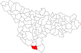 Moravița - Harta