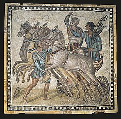 Mosaic with Chariot