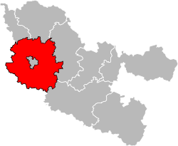 Location of Qarku Metz-Campagne