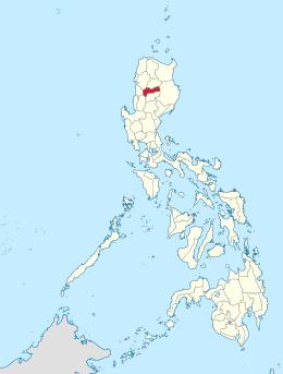 Locatie van Mountain Province in de Filipijnen