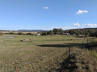 Mulloon Town in New South Wales, Australia