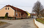 Čeština: Nábřeží Svat. Čecha v Trhových Svinech English: Nábřeží Svat. Čecha street in Trhové Sviny, Czech Republic.