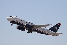 N815AW Airbus A319 US Airways (8903510878).jpg