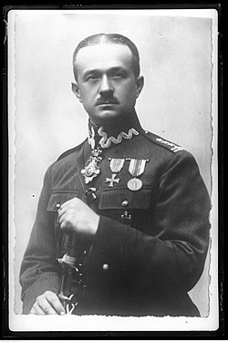 Полковник Конрад Пекарский на фотографии 1933 года