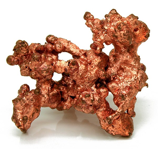 Unworked copper nugget