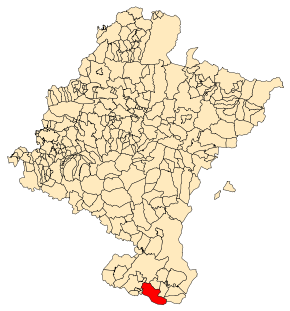 Localização do município de Ablitas em Navarra