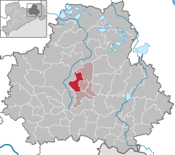 Läget för kommunen Nebelschütz i Bautzen