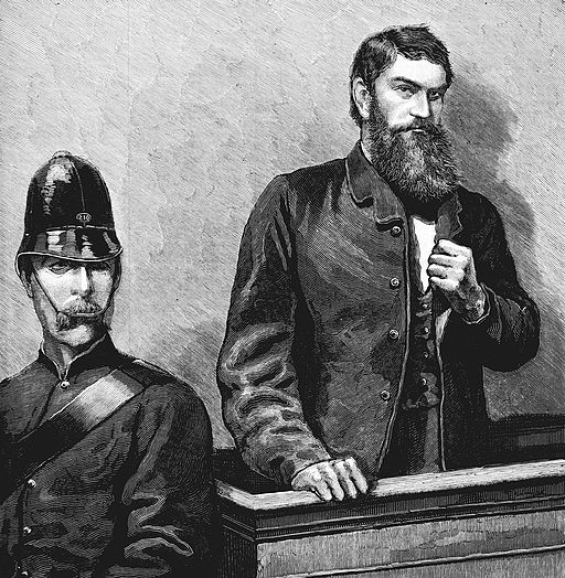 Ned Kelly in court