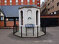 The drinking fountain, formerly an 18th-century turret, in Tanner Street Park, Bermondsey. [198]