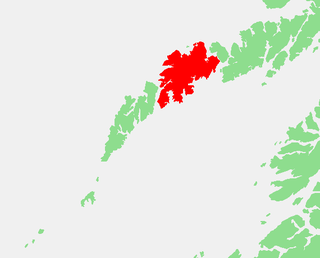 Vestvågøya island in Lofoten, Norway