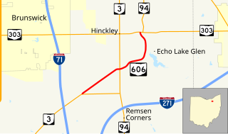 Ohio State Route 606 highway in Ohio