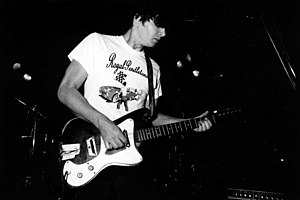 Friedl performing with Oblivians in Japan