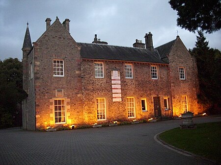 Old gala house by night