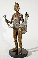 «Ծեր պարողը», բրոնզ, 42x26x14 سانتی‌متر، ۲۰۱۰