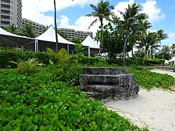 Old Japanese pillbox in front of Hyatt Regency Guam.jpg