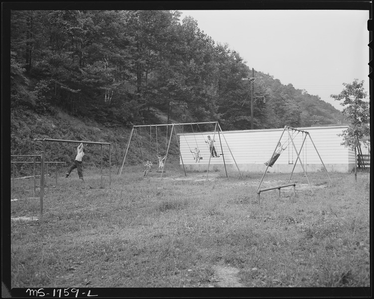 File:One of the several playground areas in company housing project. Koppers Coal Division, Kopperston Mines, Kopperston... - NARA - 540919.tif