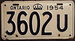 Ontario 1954 License Plate.jpg