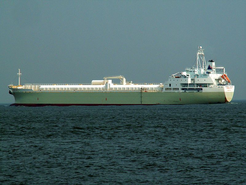 File:Orange Sky - IMO 9228370 - Callsign ELZU 2, at Port of Rotterdam.JPG