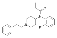 Ортофторфентанил structure.png