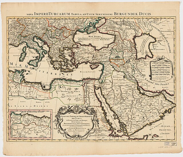 1696 (Jaillot), showing Eyalets