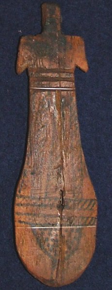 A typical Egyptian paddle doll from 2080 – 1990 BC