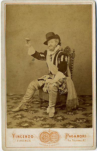 File:Paganori, Vincenzo (attivo 1860-1900) - Un attore - 1875 (datata sul retro).jpg