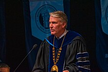 Patrick Leahy at the August Commencement Ceremony at Monmouth University, 8-25-2022.jpg